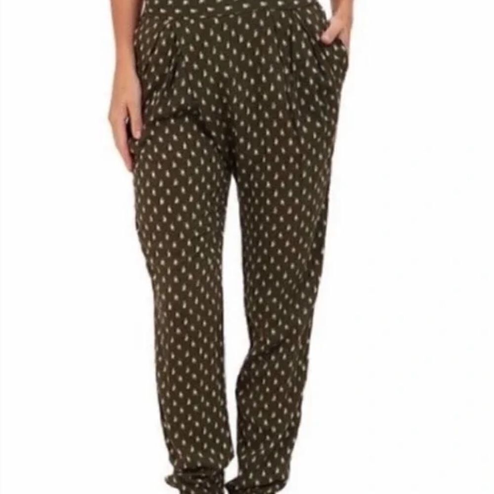 Free People Shelia Pants in Green XS